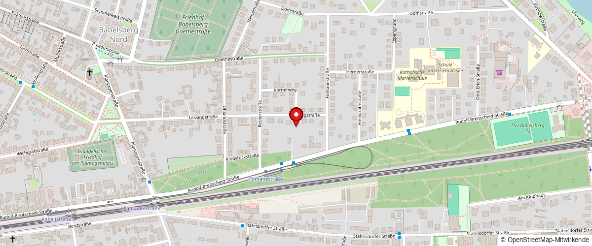 Karte: Lessingstraße 47, 14482 Potsdam